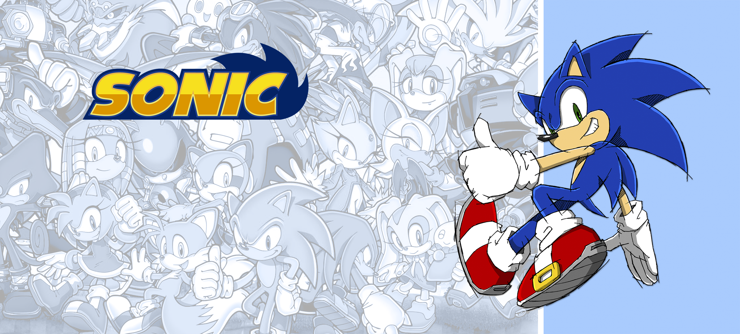 ▷ Artes para Sublimar Canecas do Sonic